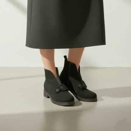 Gheată-din-piele- întoarsă-naturală-cu-detaliu-decorativ-amstyle-5