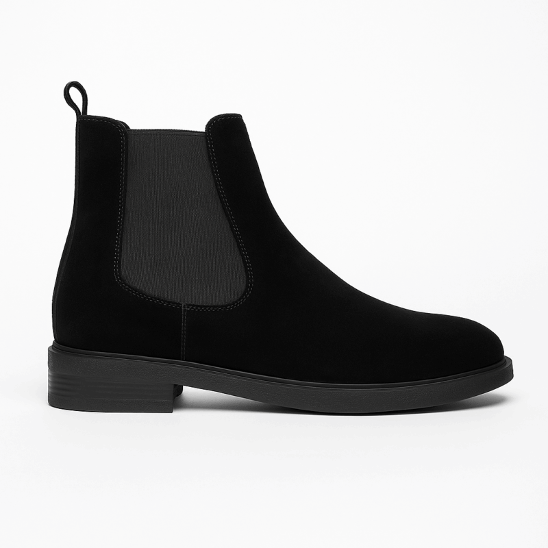 Ghete-Chelsea- din-piele-intoarsa -naturala-culoare-neagra-amstyle-2